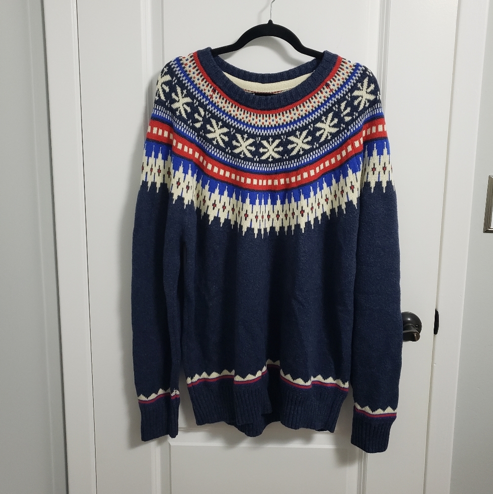 AMERICAN EAGLE Fair Isle Wool Sweater